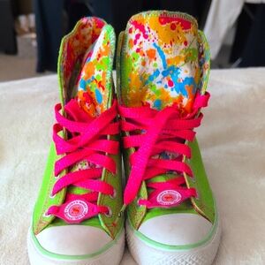 Skechers Colorful Kids High-Top Sneakers